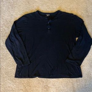 Black Henley by Vince Shirt XL